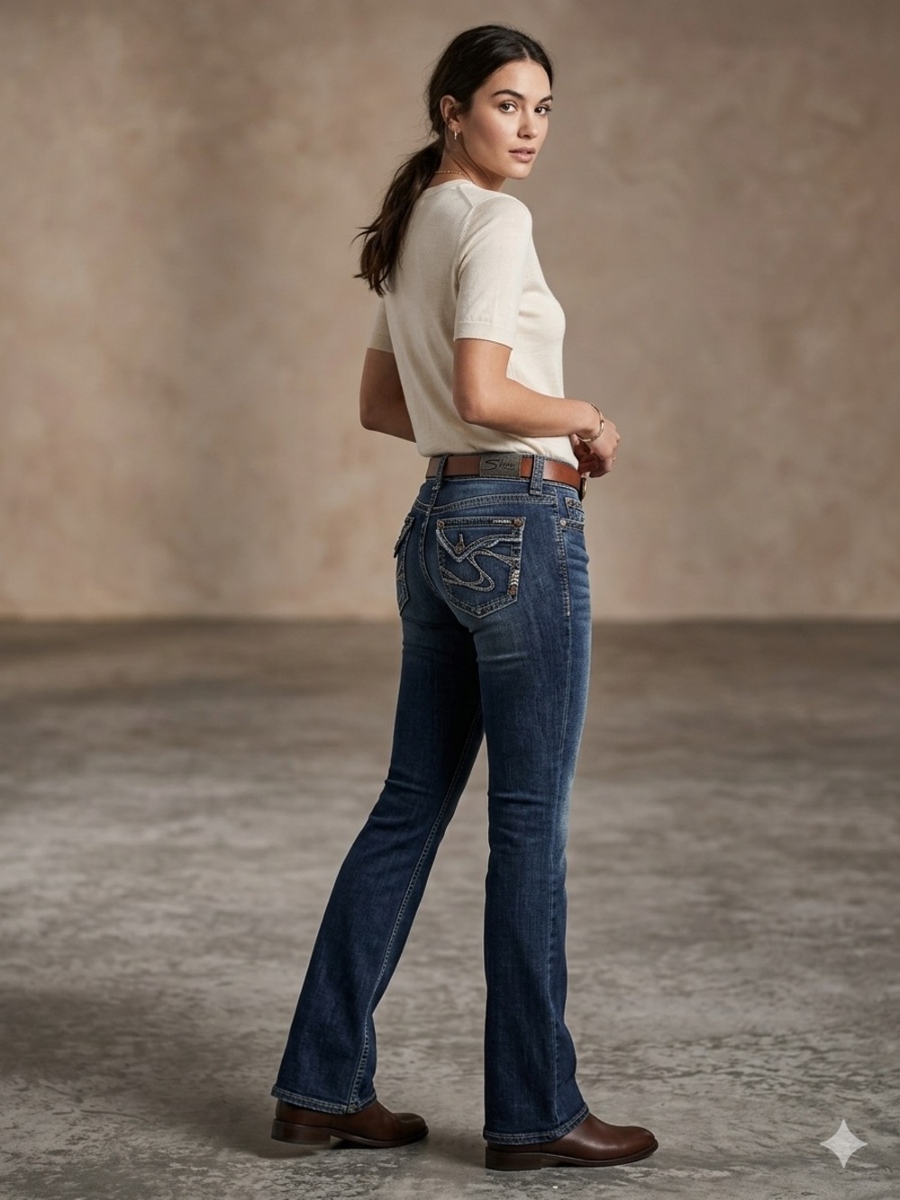 Silver Suki jeans
